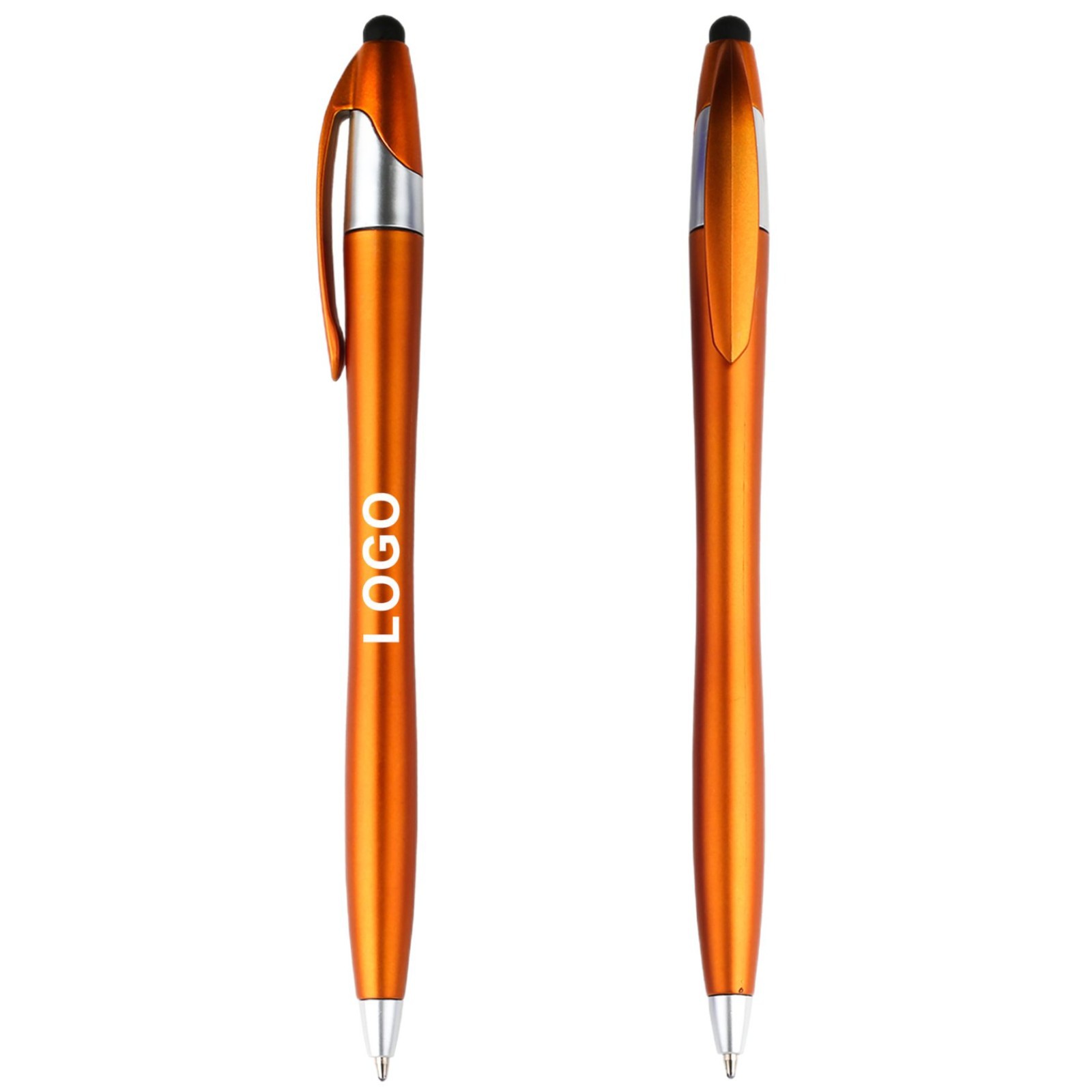 Plastic Twist Stylus Ballpoint Pen