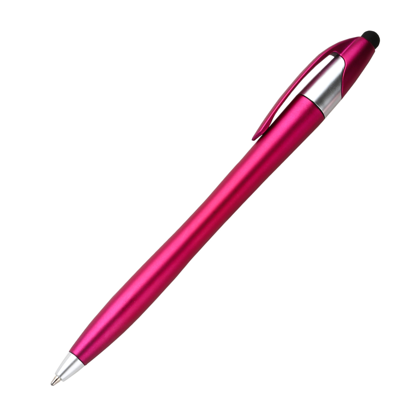 Plastic Twist Stylus Ballpoint Pen