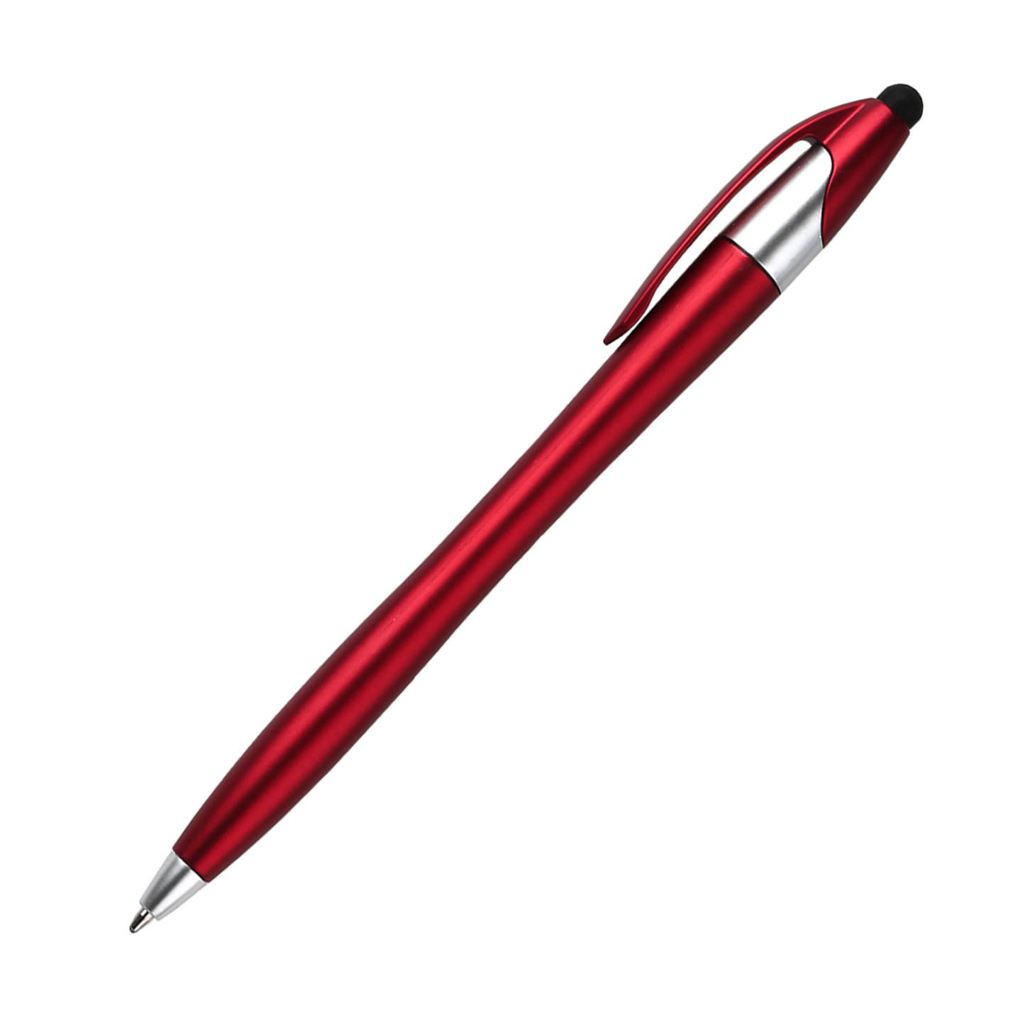 Plastic Twist Stylus Ballpoint Pen