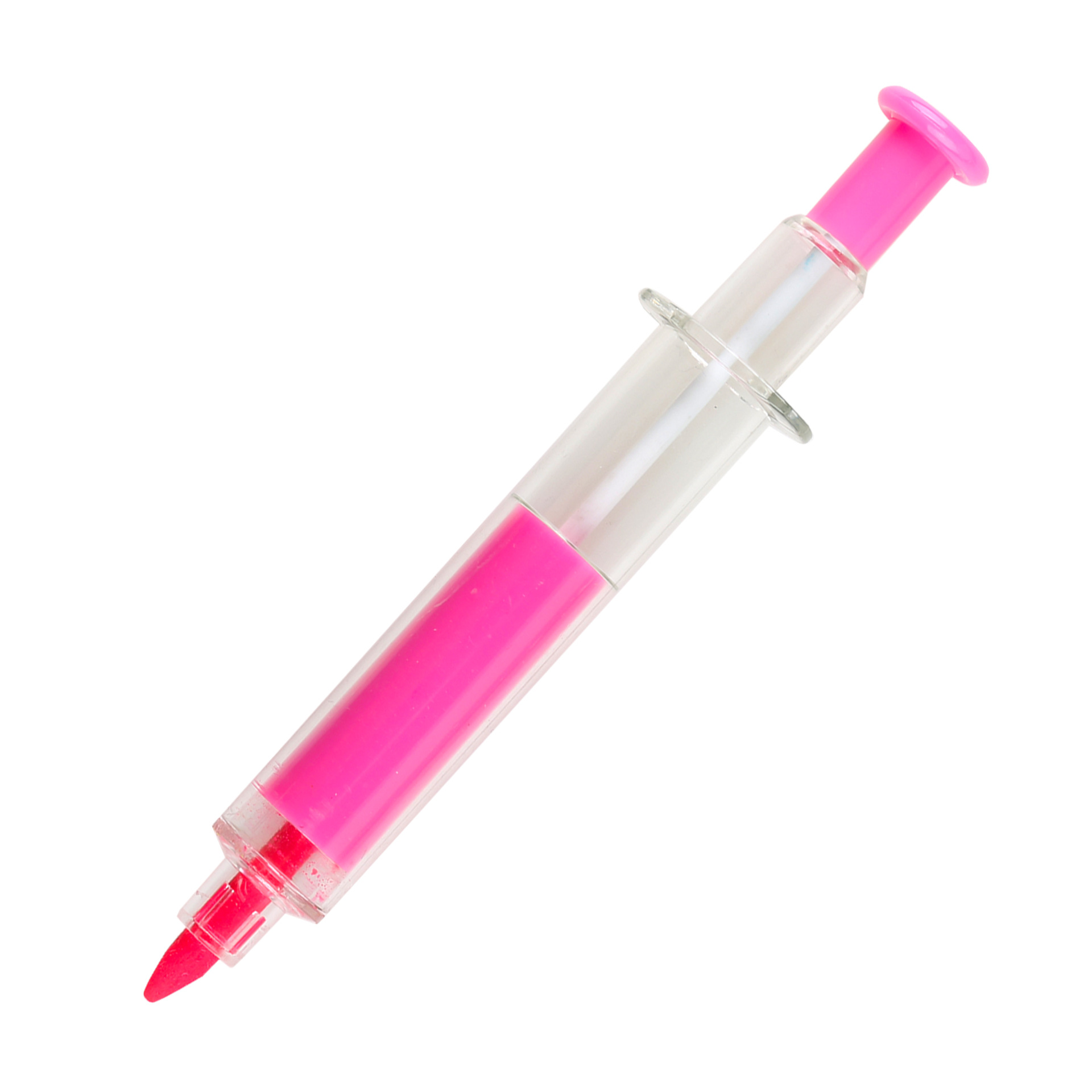 Dual Heads Syringe Shaped Highlighter & Ballpoint Pen