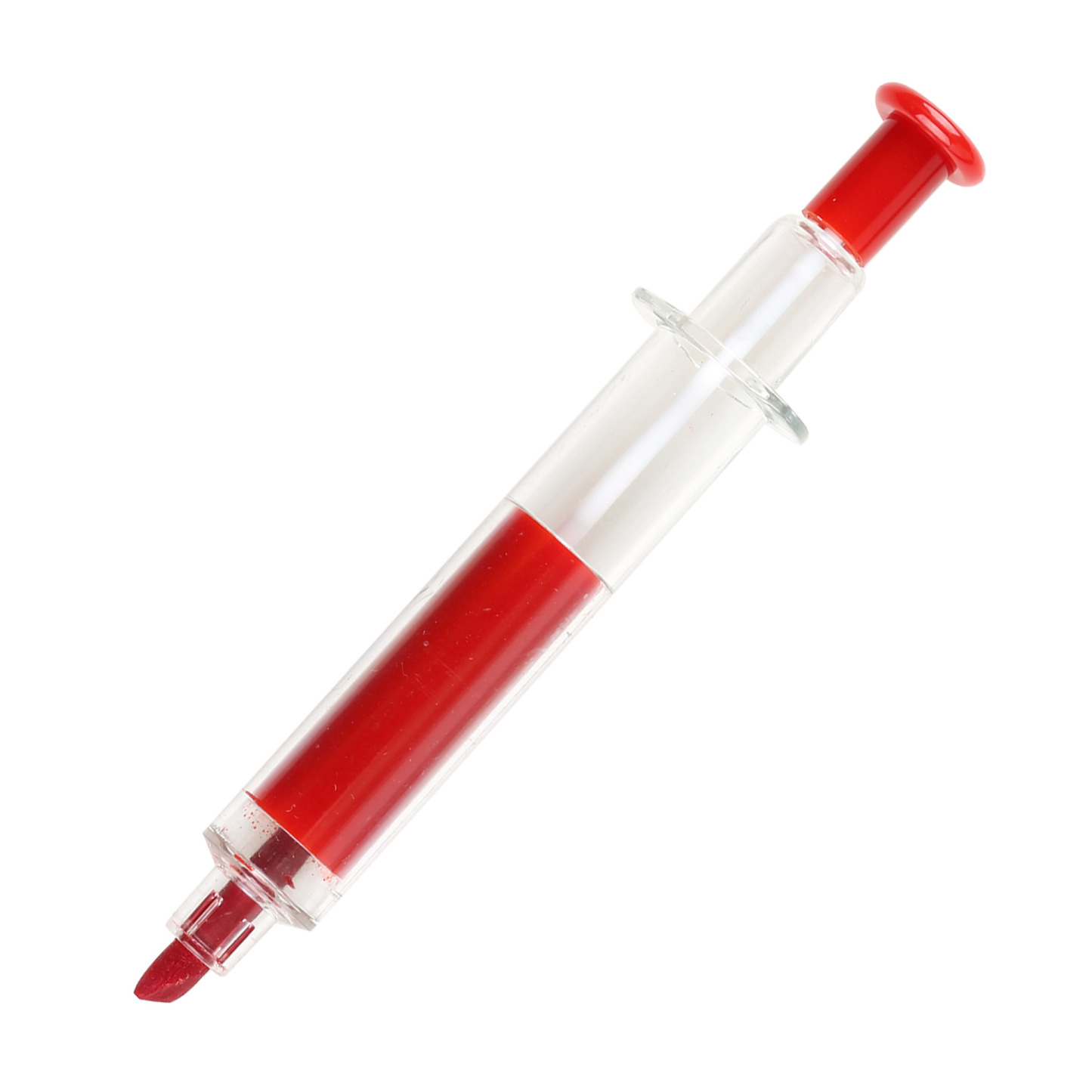 Dual Heads Syringe Shaped Highlighter & Ballpoint Pen