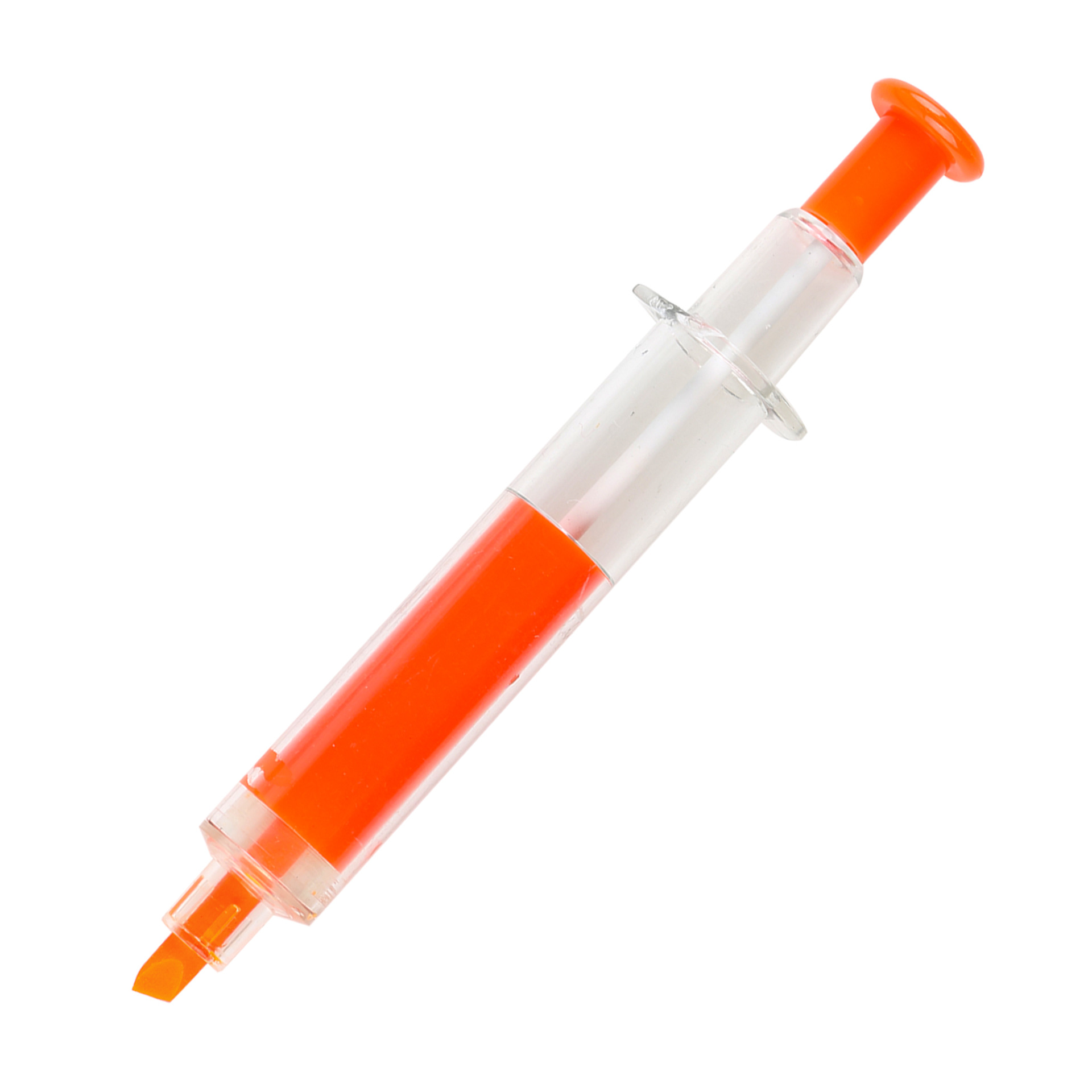 Dual Heads Syringe Shaped Highlighter & Ballpoint Pen