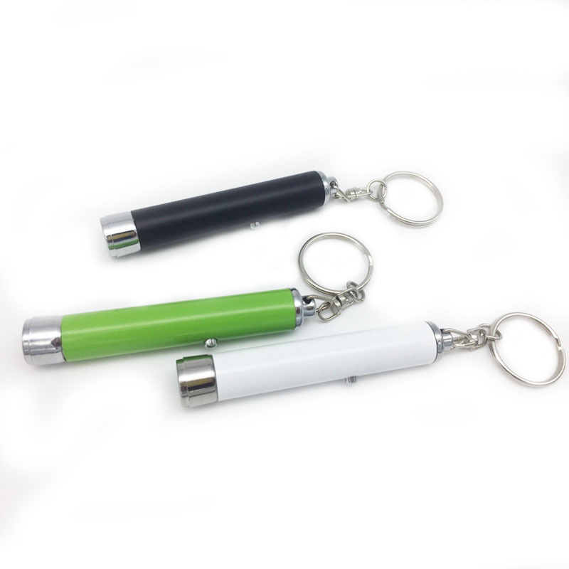 Mini Keychain LED Projection Advertising Flashlight