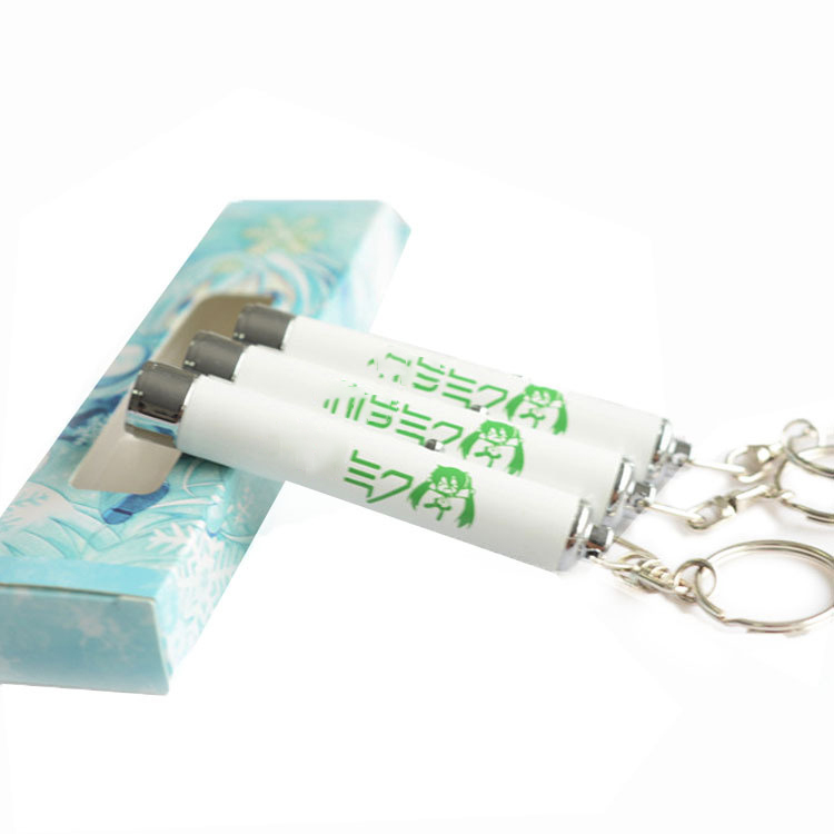 Mini Keychain LED Projection Advertising Flashlight