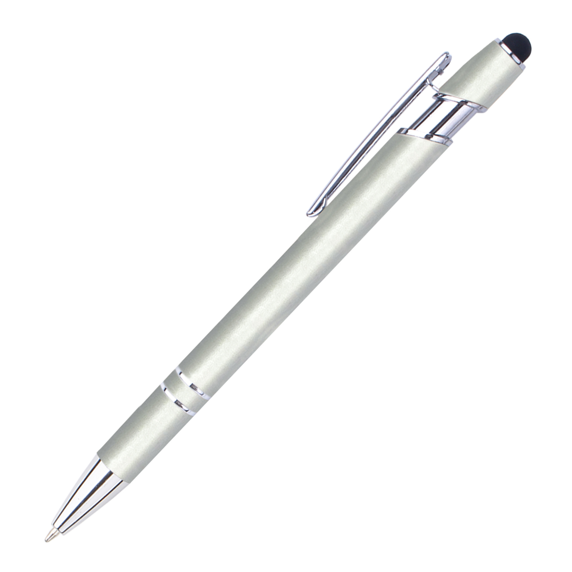 Metal Click Stylus Ballpoint Pen