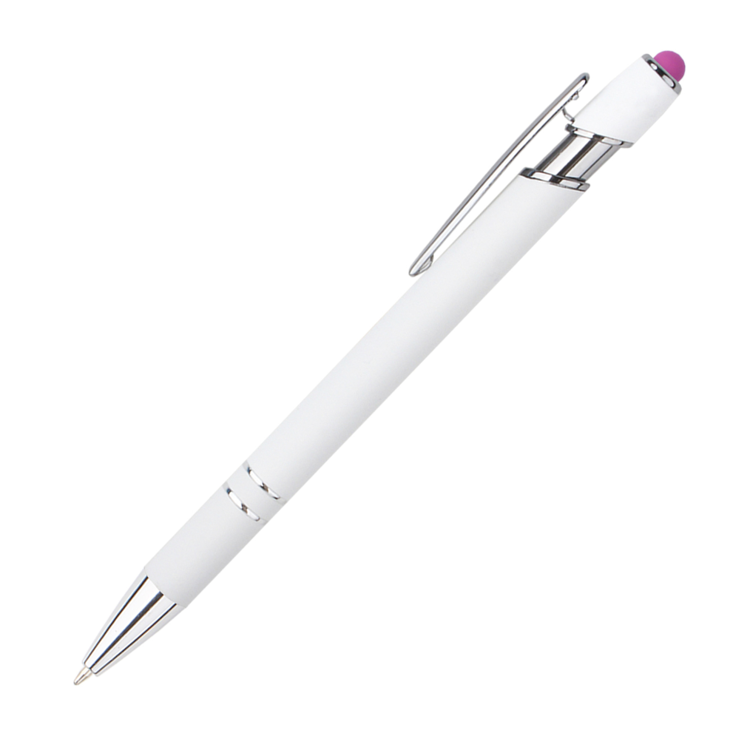 Metal Click Stylus Ballpoint Pen