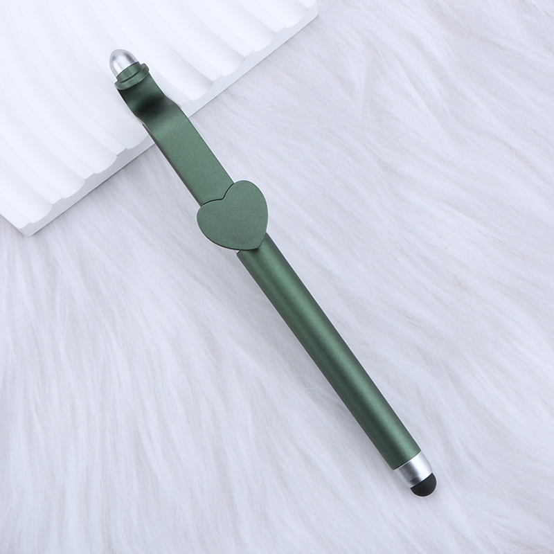 Love shaped Clip Phone Stand Stylus Gel Pen