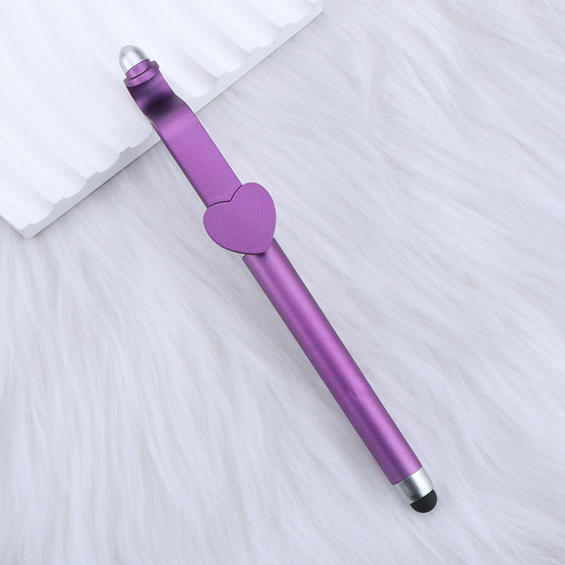 Love shaped Clip Phone Stand Stylus Gel Pen
