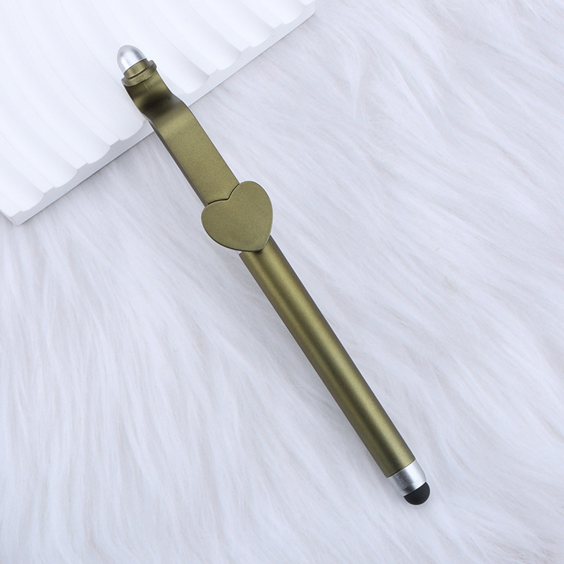 Love shaped Clip Phone Stand Stylus Gel Pen