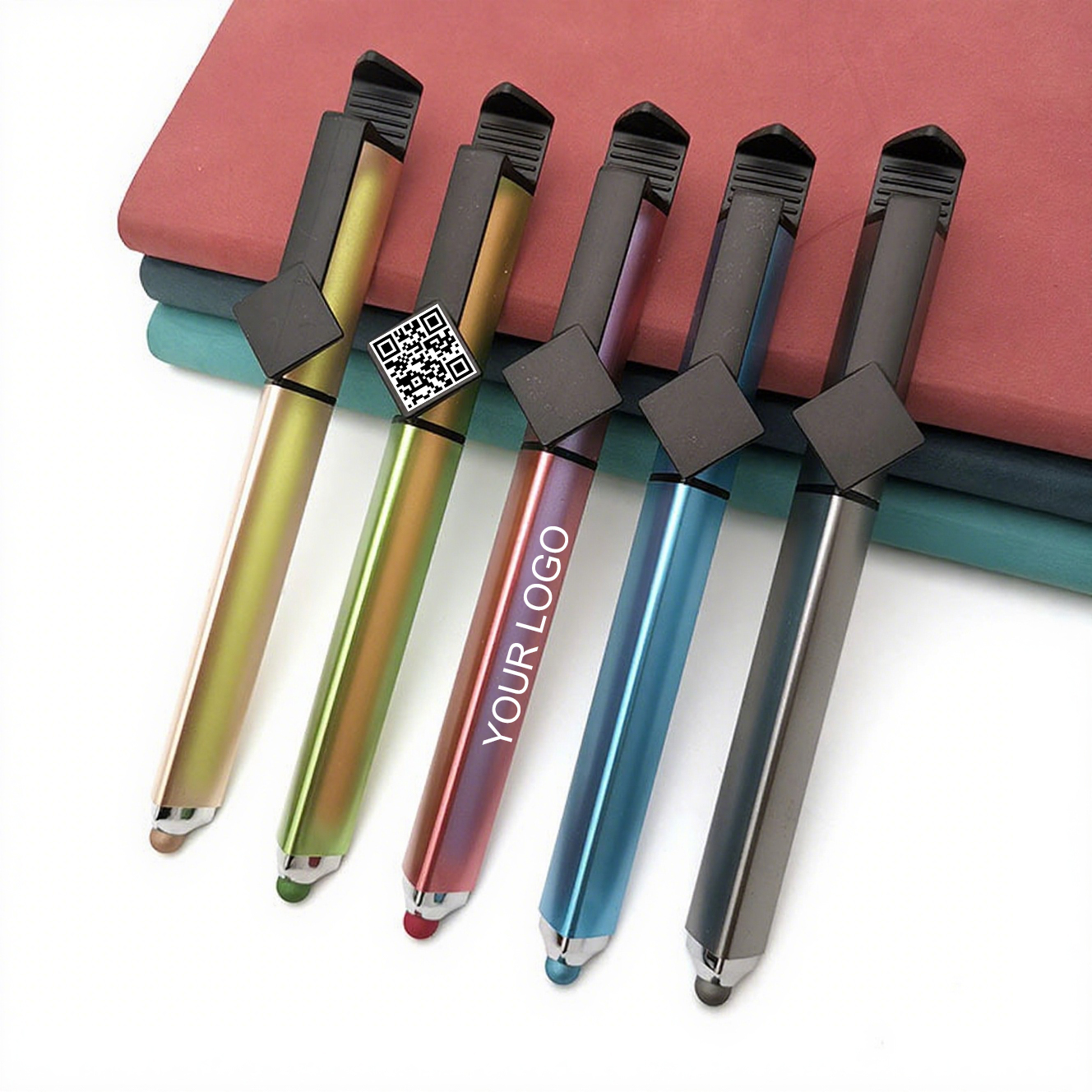 Triangular Barrel Phone Stand Stylus Pen