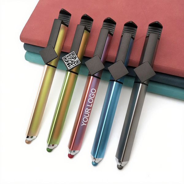 Triangular Barrel Phone Stand Stylus Pen
