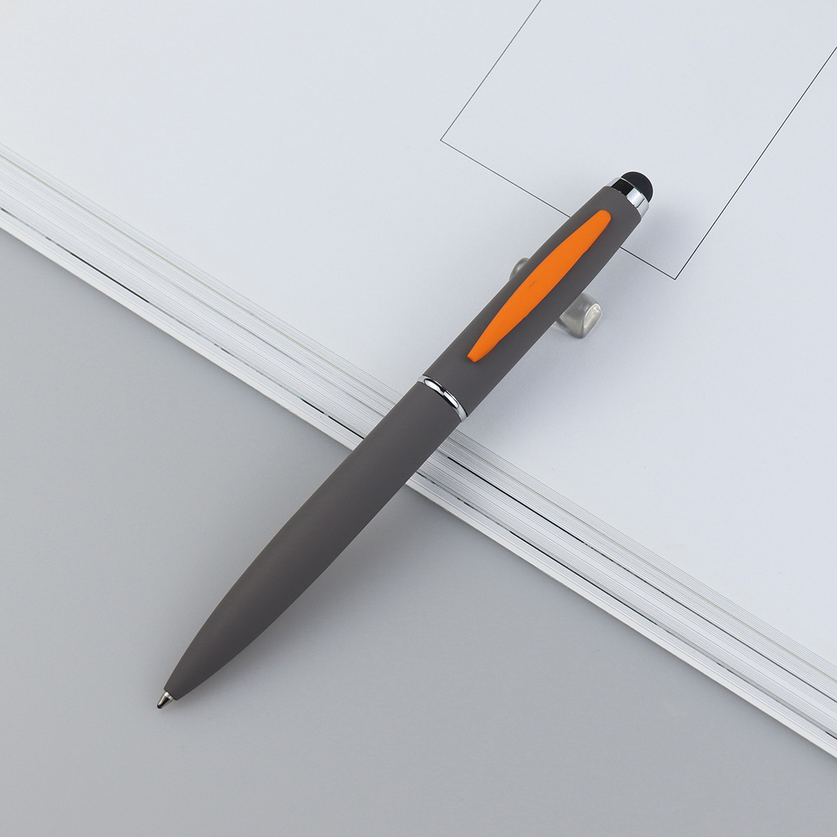 Metal Twist Stylus Ballpoint Pen