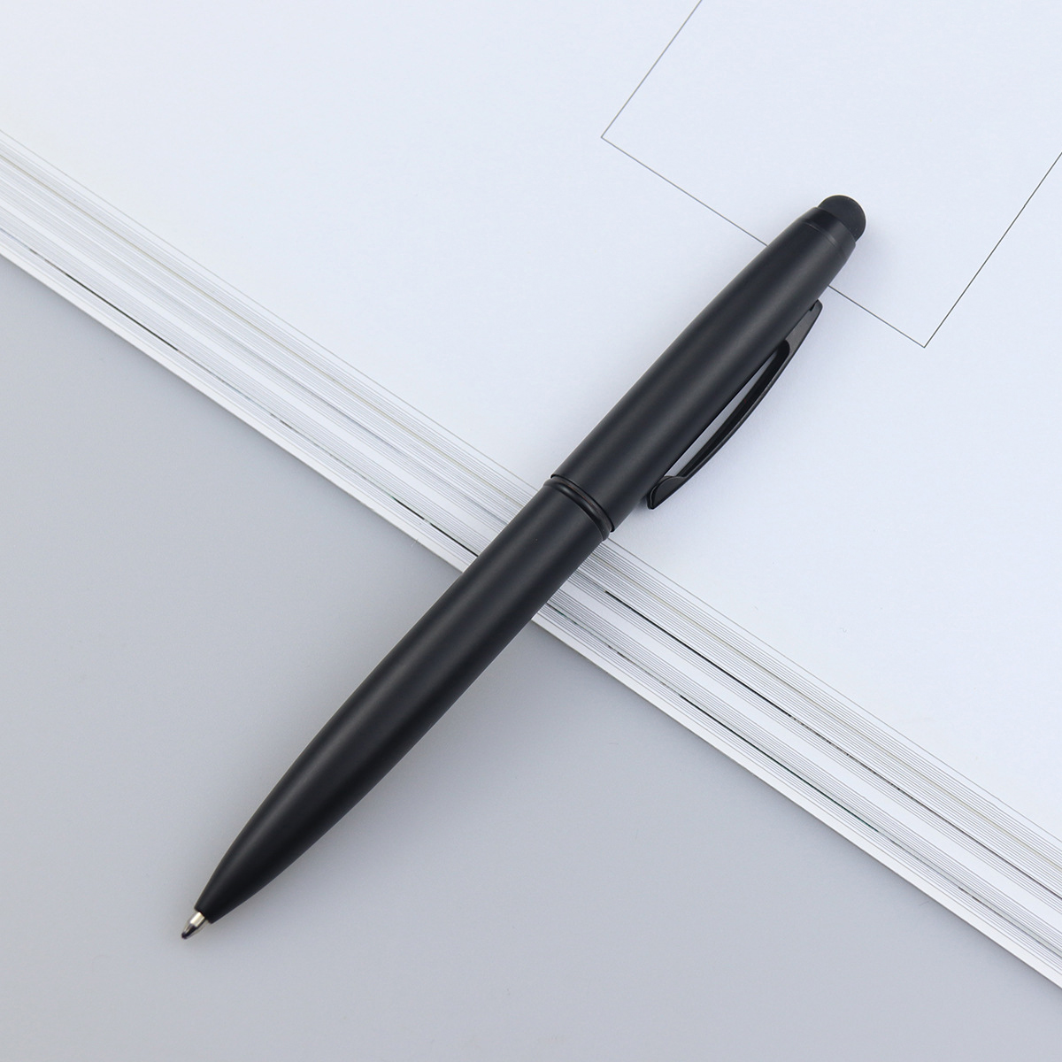 Metal Twist Stylus Ballpoint Pen