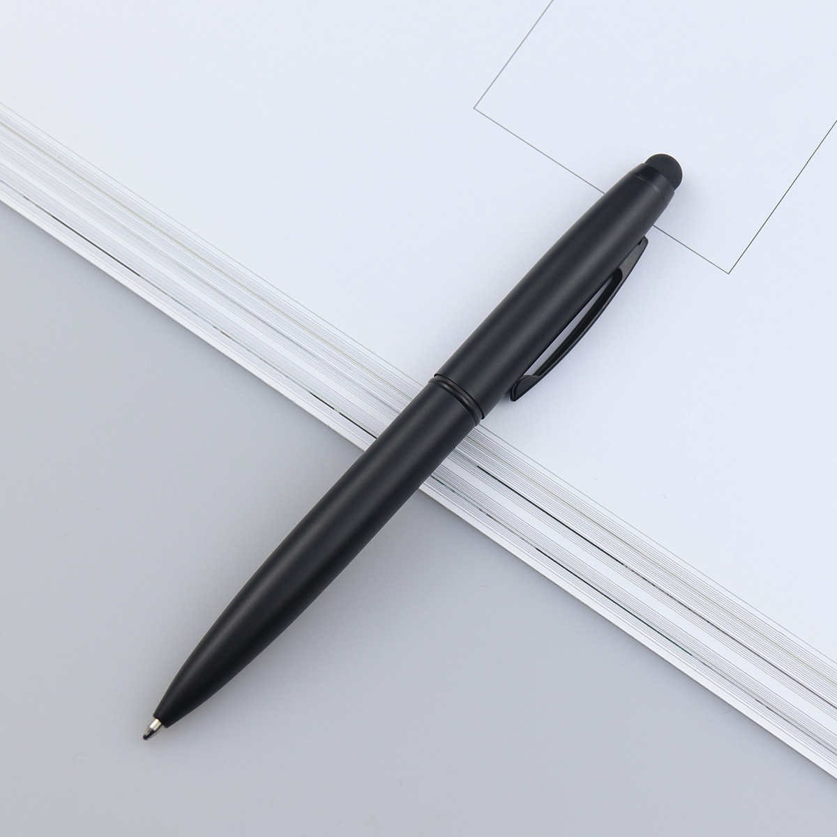 Metal Twist Stylus Ballpoint Pen