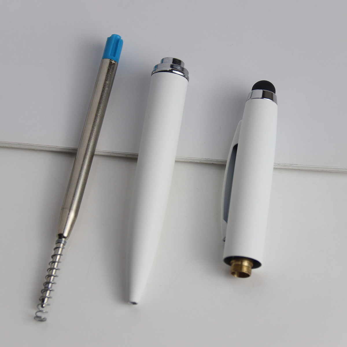 Metal Twist Stylus Ballpoint Pen