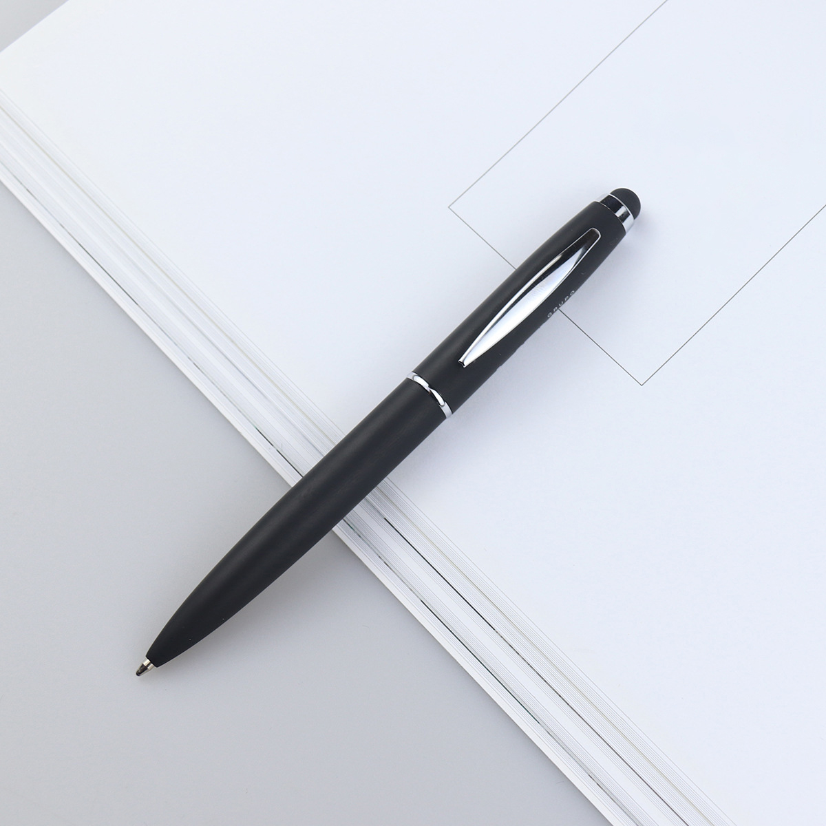 Metal Twist Stylus Ballpoint Pen