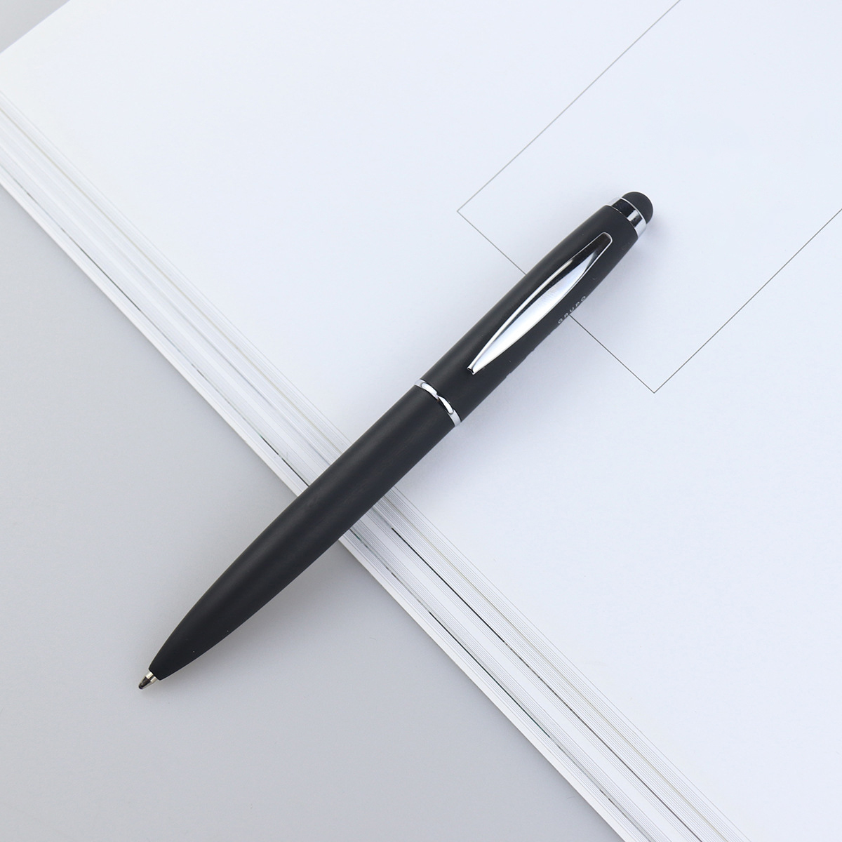 Metal Twist Stylus Ballpoint Pen