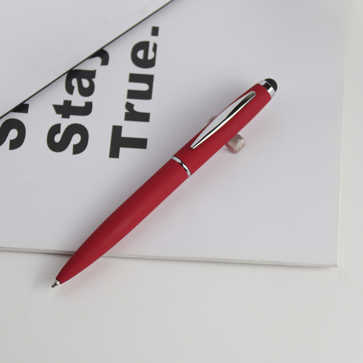 Metal Twist Stylus Ballpoint Pen