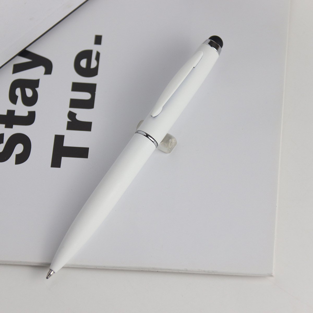 Metal Twist Stylus Ballpoint Pen