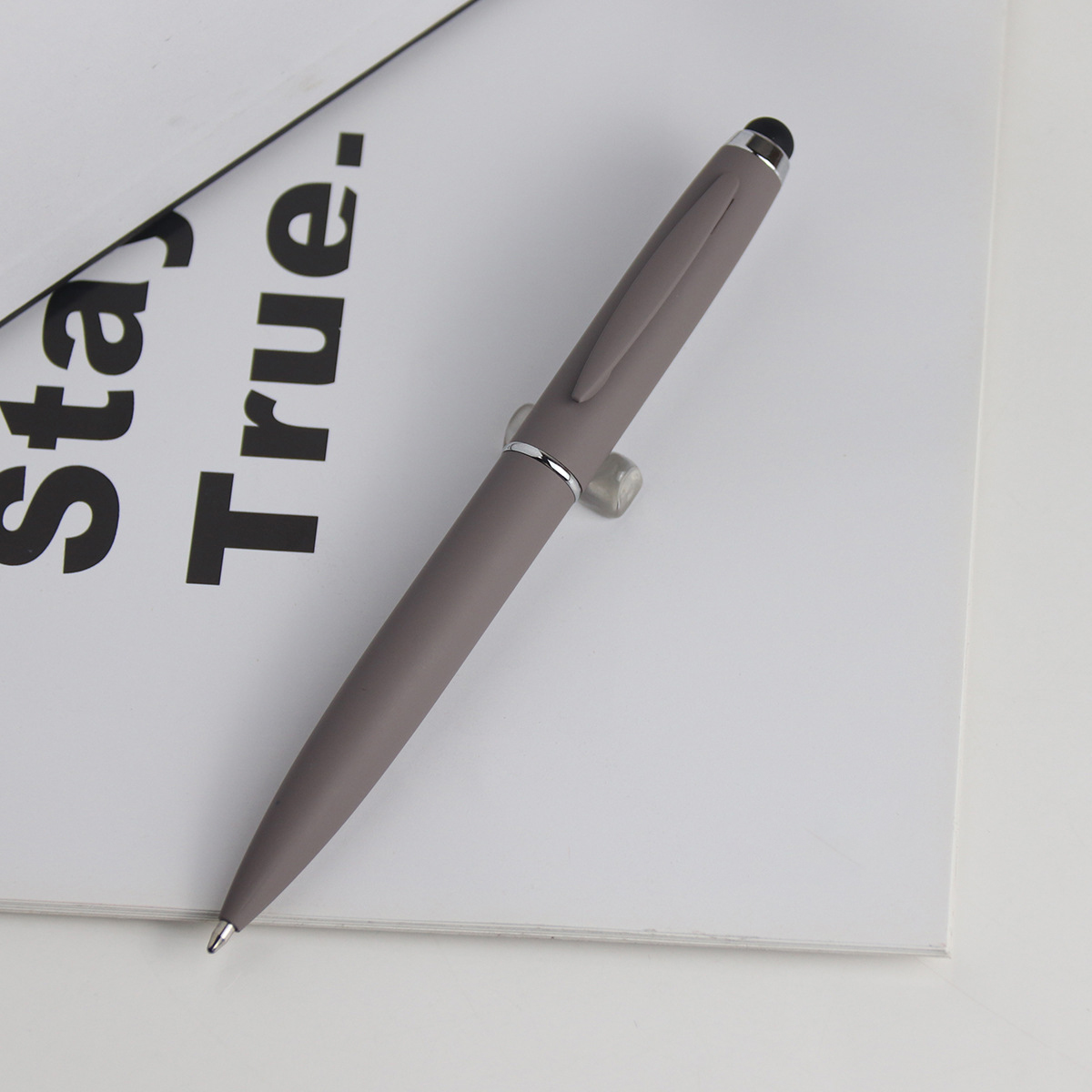 Metal Twist Stylus Ballpoint Pen