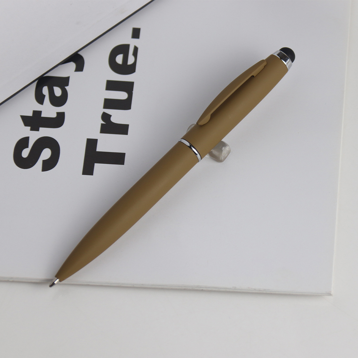 Metal Twist Stylus Ballpoint Pen