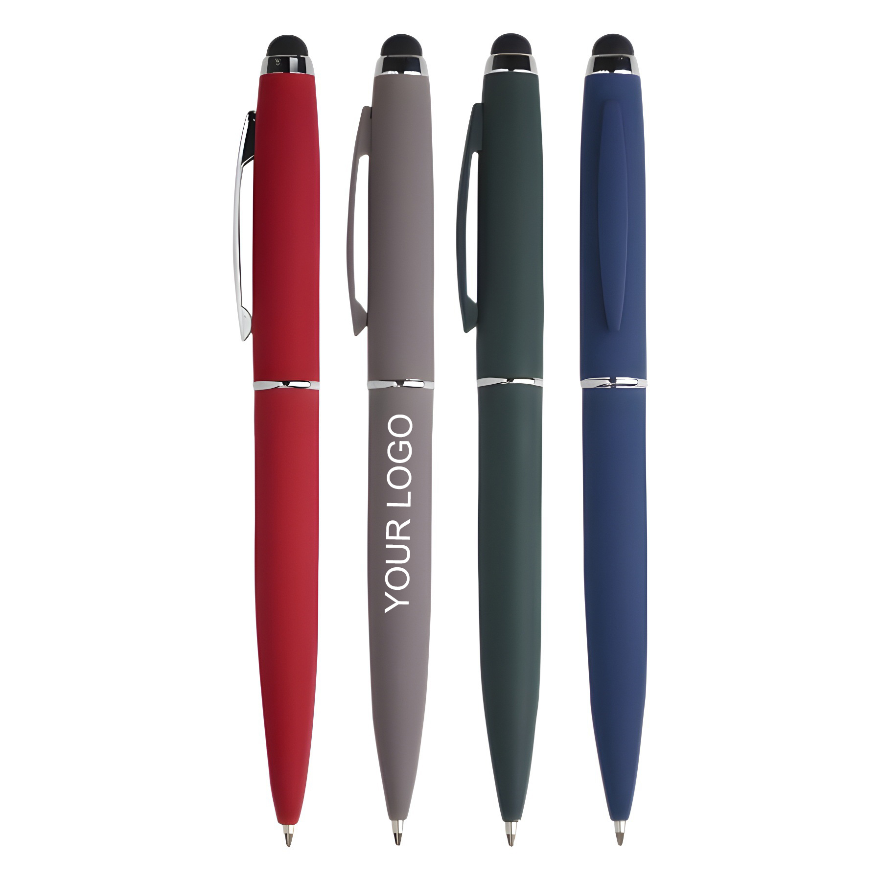 Metal Twist Stylus Ballpoint Pen