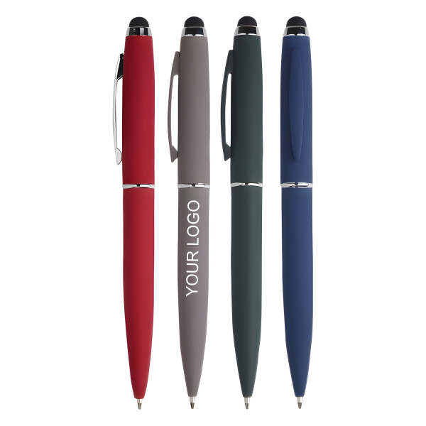 Metal Twist Stylus Ballpoint Pen