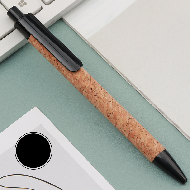 Click Cork/Paper Barrel Gel Pen