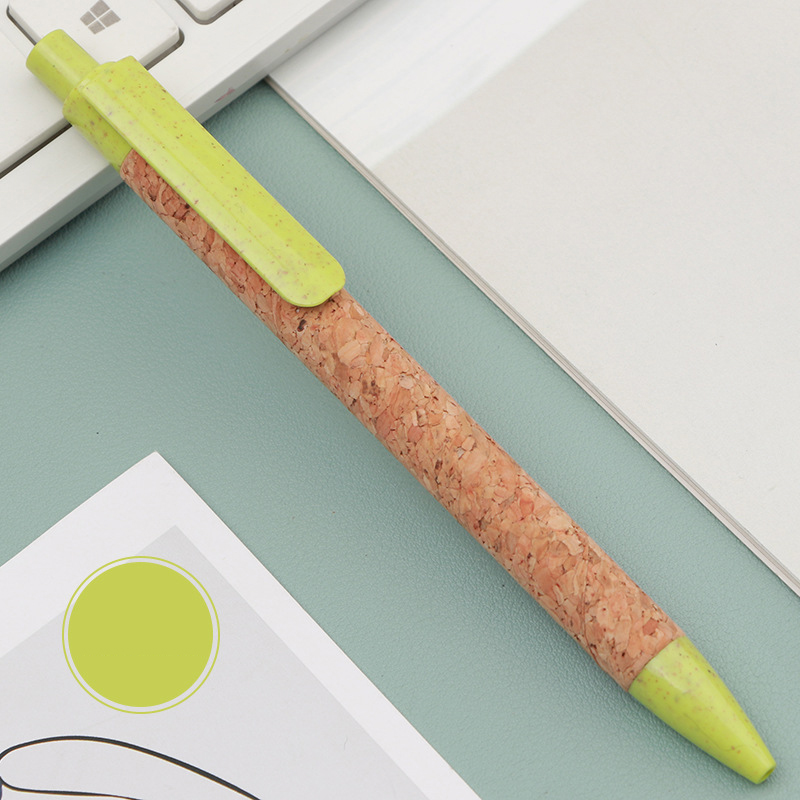 Click Cork/Paper Barrel Gel Pen