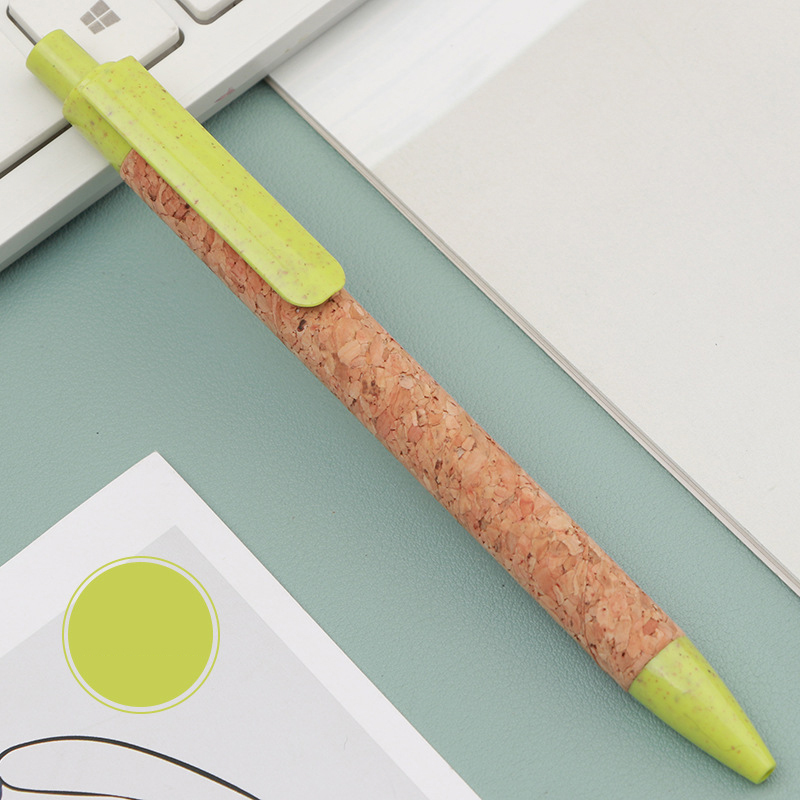 Click Cork/Paper Barrel Gel Pen