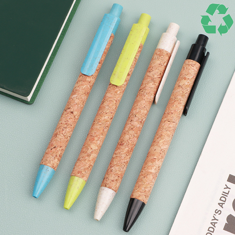 Click Cork/Paper Barrel Gel Pen