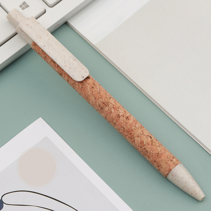 Click Cork/Paper Barrel Gel Pen