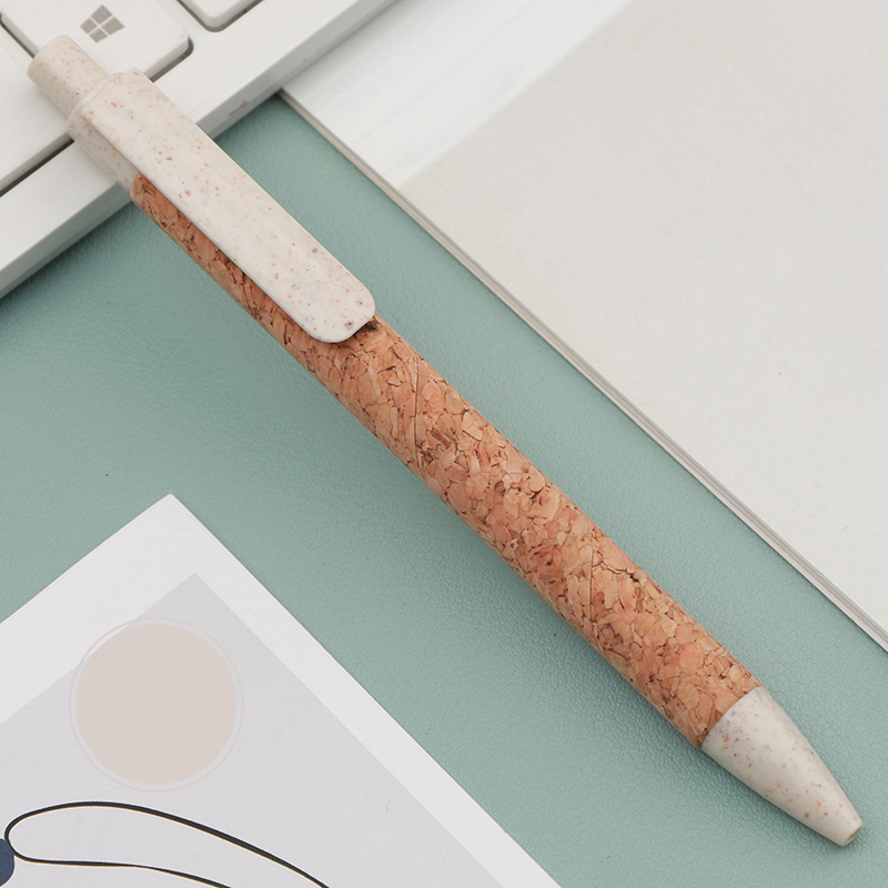Click Cork/Paper Barrel Gel Pen