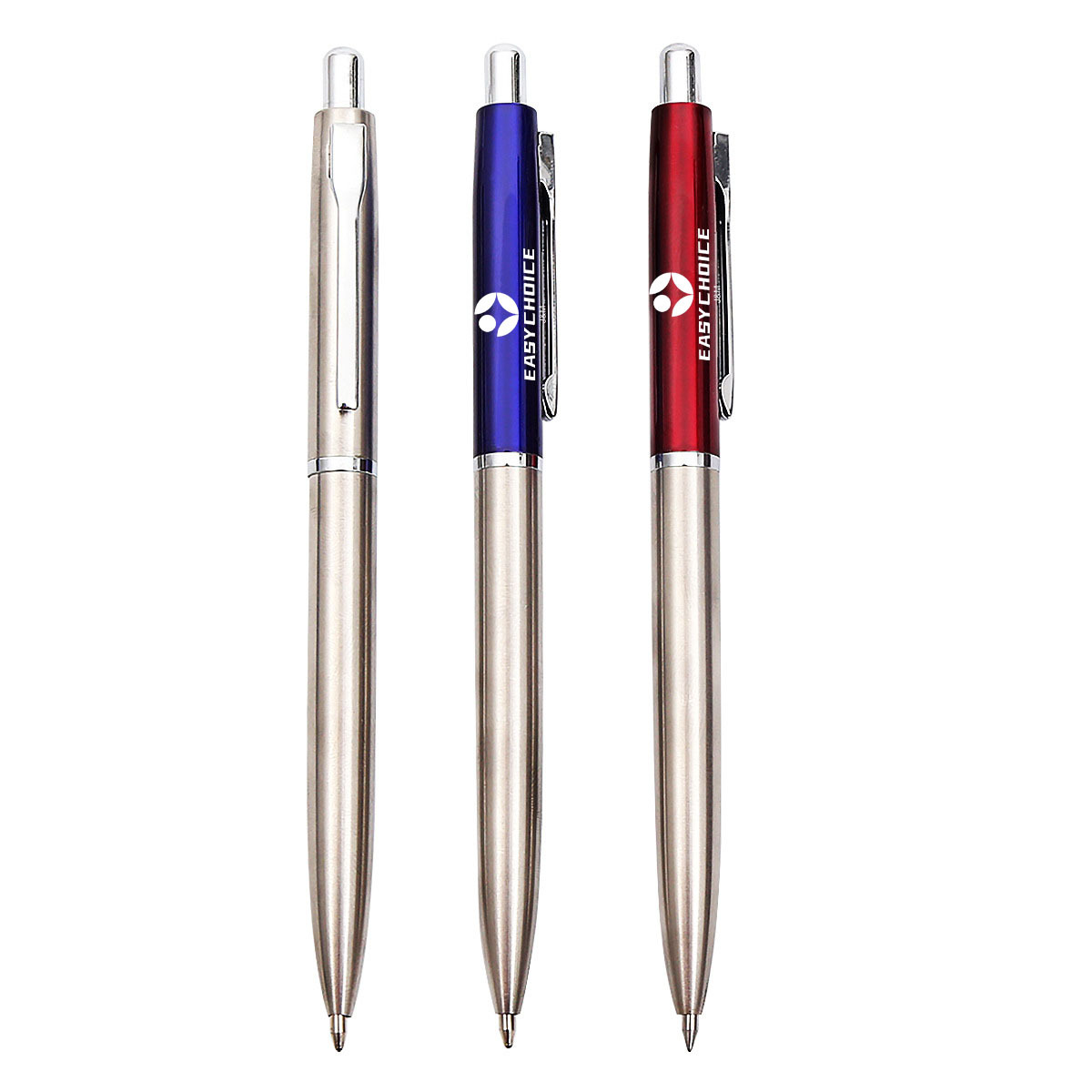 Press-Type Metal Ballpoint Pen