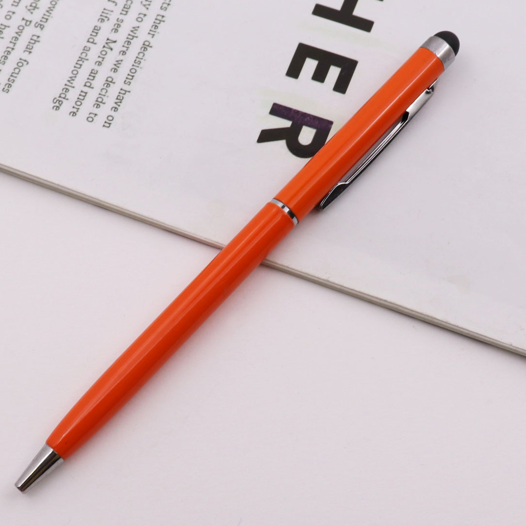 Metal Ballpoint Pen w/Stylus