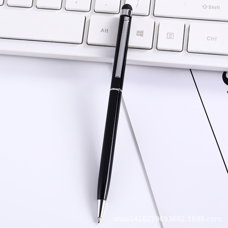 Metal Ballpoint Pen w/Stylus