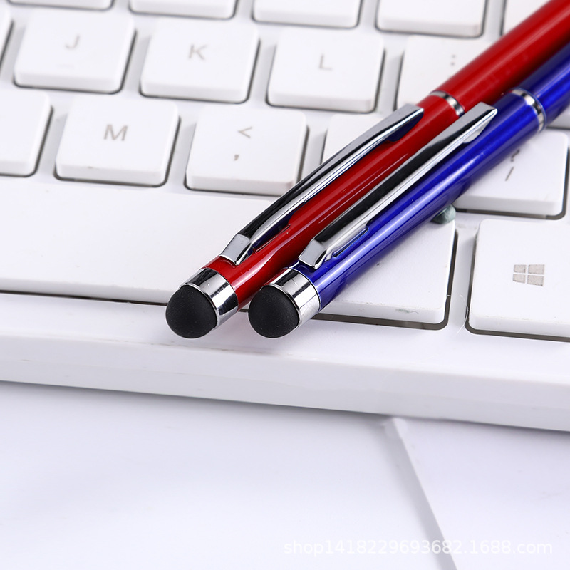 Metal Ballpoint Pen w/Stylus