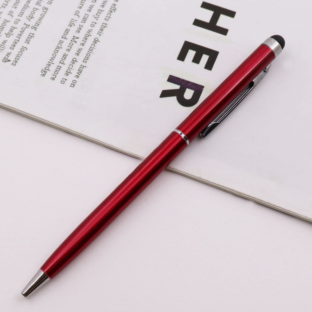 Metal Ballpoint Pen w/Stylus