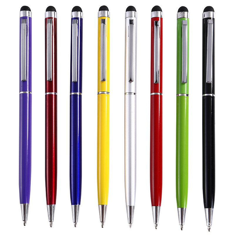Metal Ballpoint Pen w/Stylus