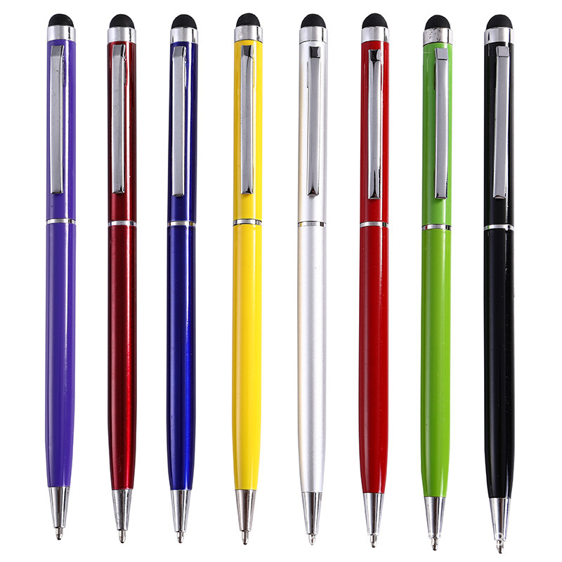 Metal Ballpoint Pen w/Stylus