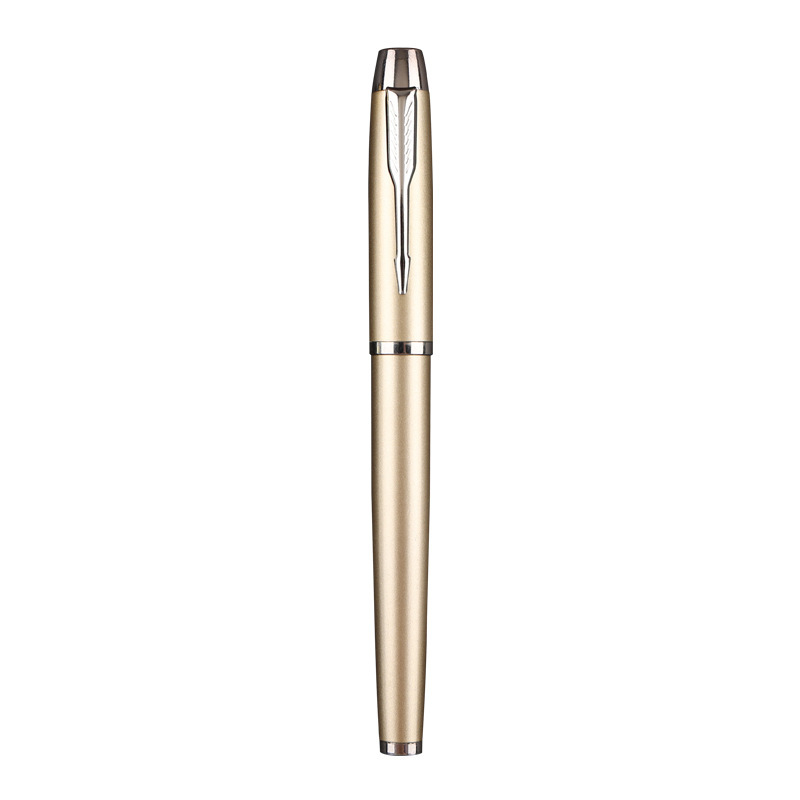Metal Gel Pen with Silver/Gold Accents