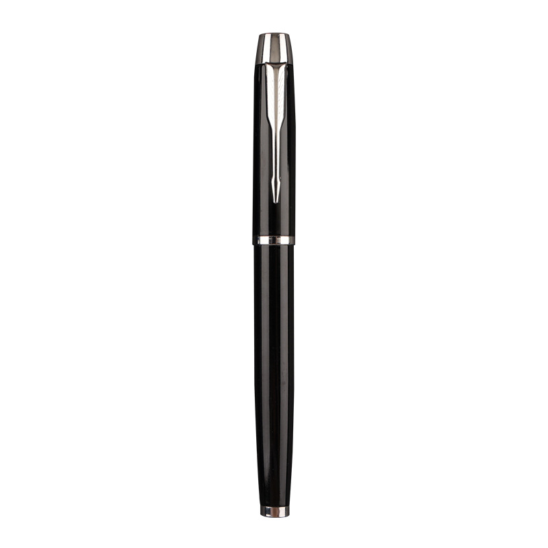Metal Gel Pen with Silver/Gold Accents