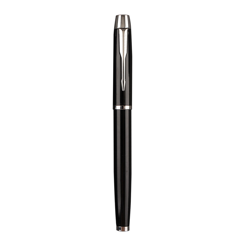 Metal Gel Pen with Silver/Gold Accents
