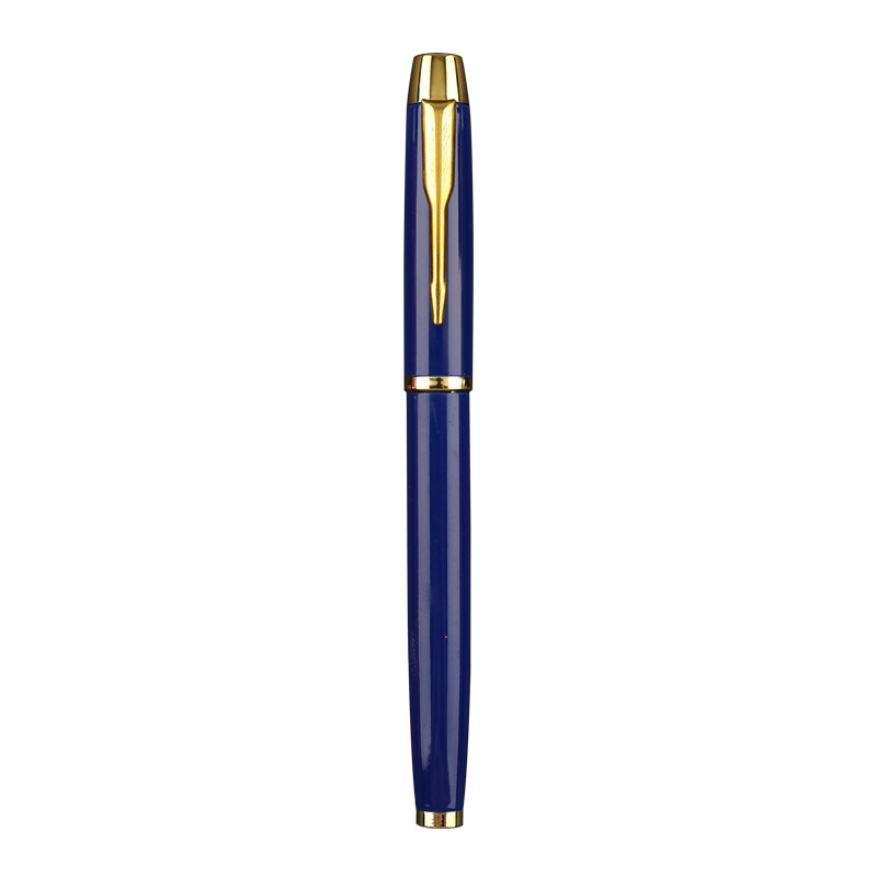Metal Gel Pen with Silver/Gold Accents
