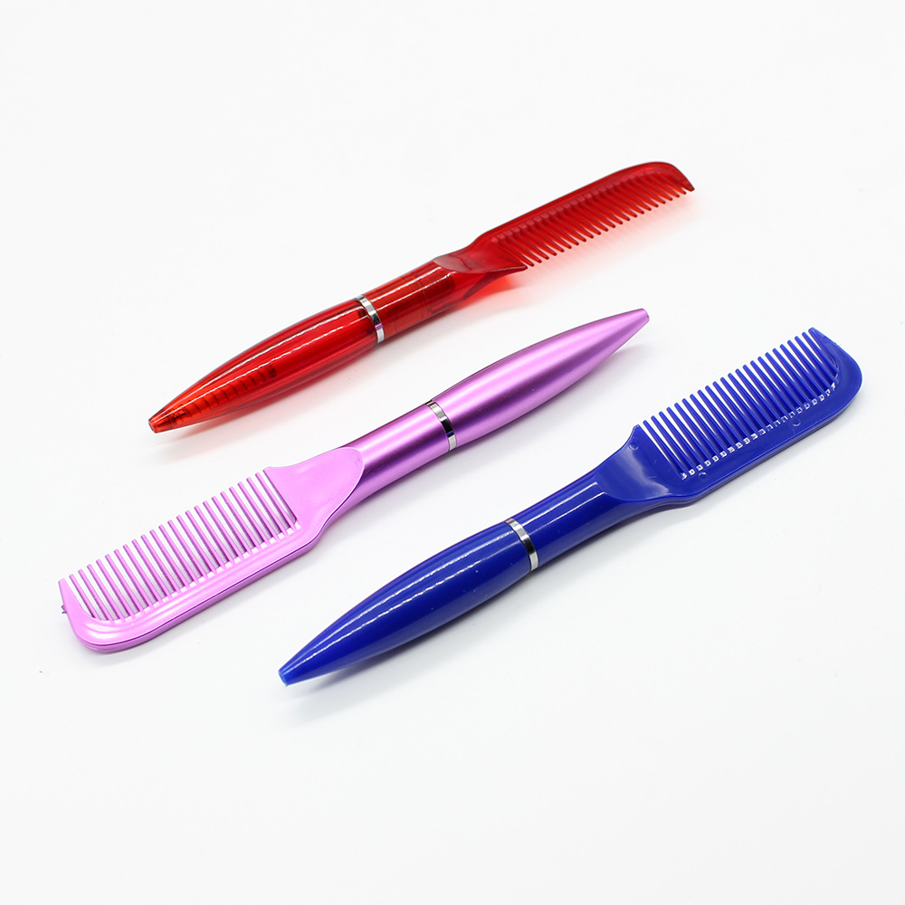 Plastic Comb Shaped Ballpoint Pen