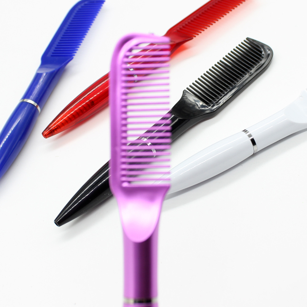 Plastic Comb Shaped Ballpoint Pen