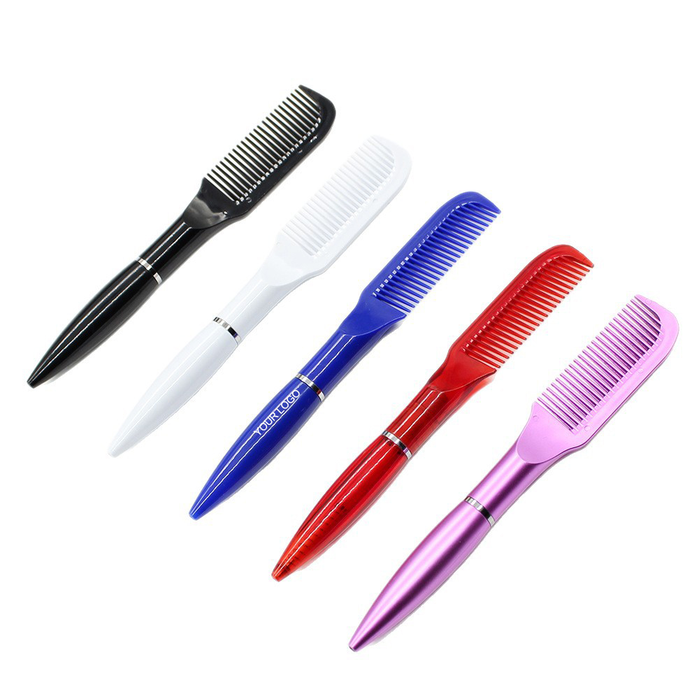 Plastic Comb Shaped Ballpoint Pen