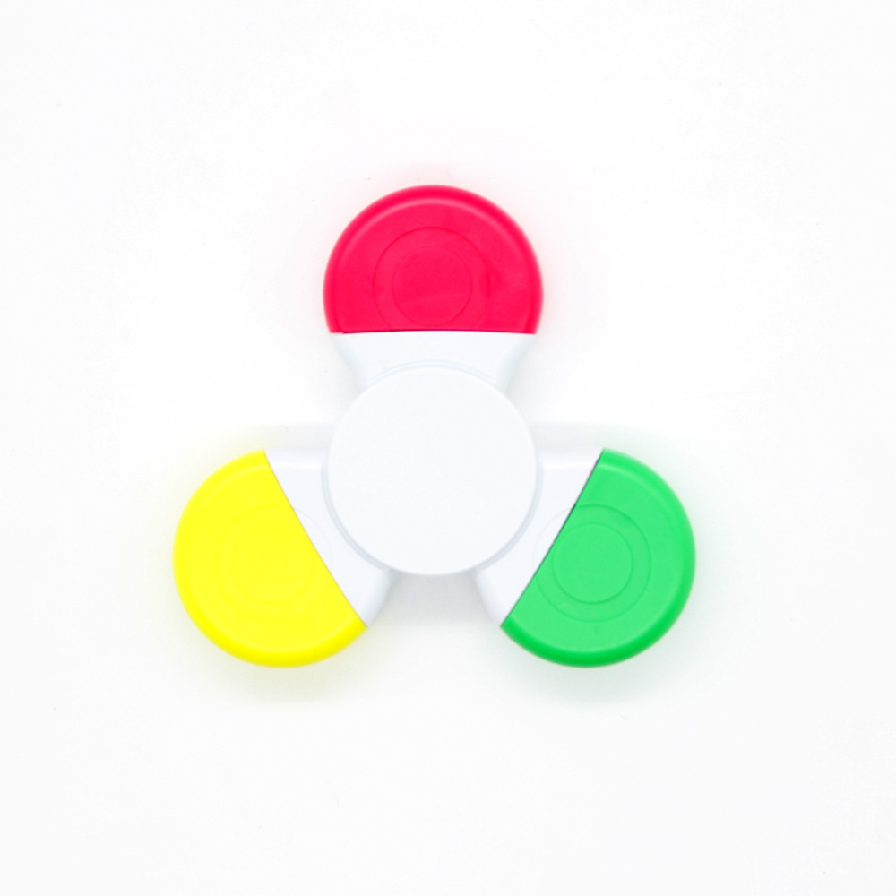 3 Color Fidget Spinner Highlighter