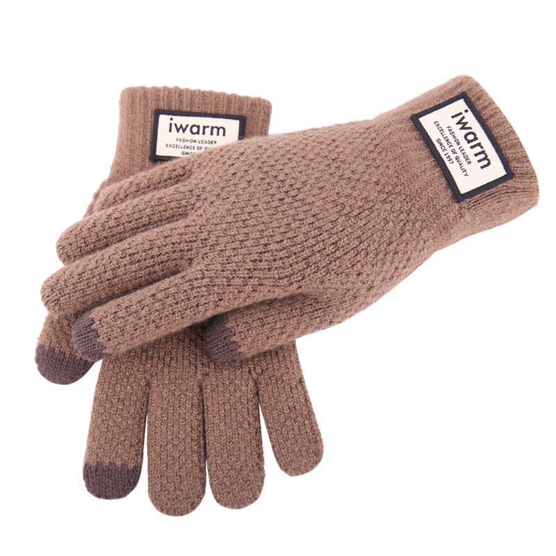 Thickened Thermal Knitted Gloves w/Touch Screen