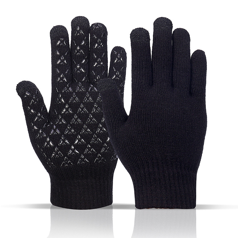 Thickened Knitted Touch Screen Gloves